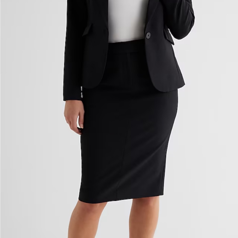 Express Black Pencil Skirt